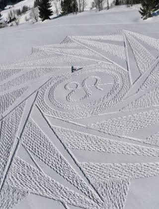 Snow picture in the HOCHKÖNIGIN 