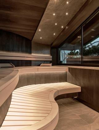 Sauna im neuen TIARA SPA der HOCHKÖNIGIN