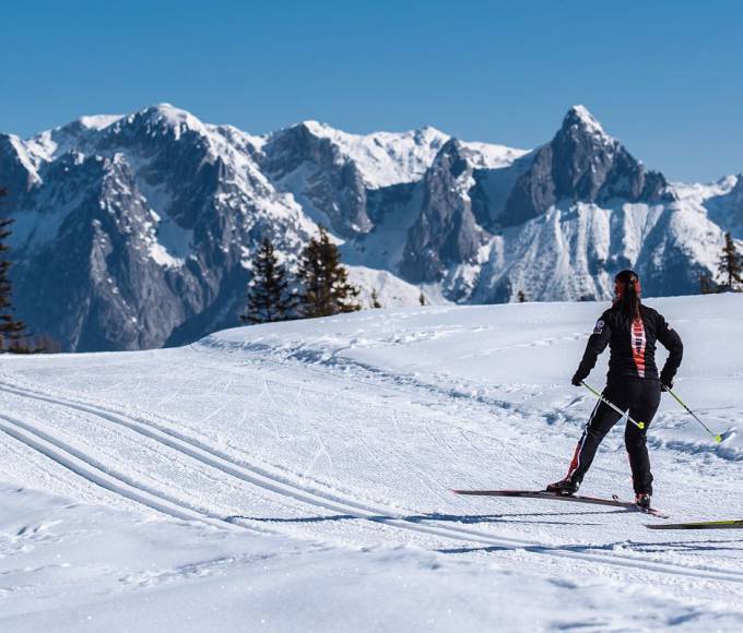 Cross-country skiing in Maria Alm: Cross-country skiing paradise Austria - Wellnesshotel die HOCHKÖNIGIN