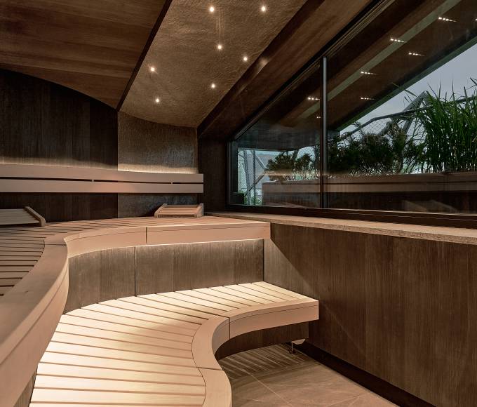 Sauna im neuen TIARA SPA der HOCHKÖNIGIN