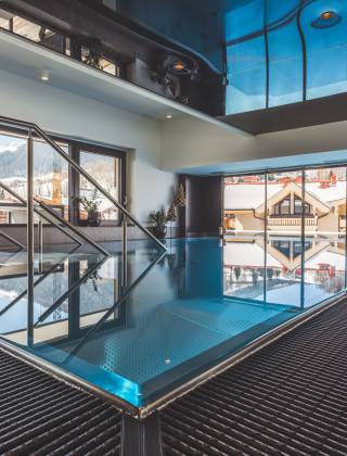 Chill Lake Indoor Pool Wellnesshotel die Hochkönigin