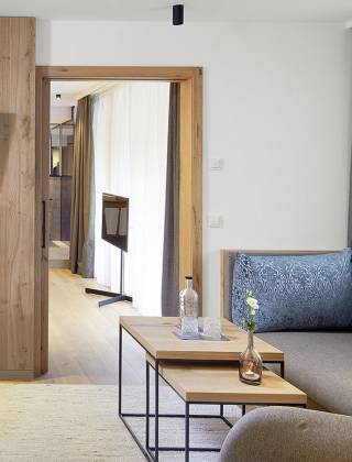 Penthouse Familie in hellen braun Tönen