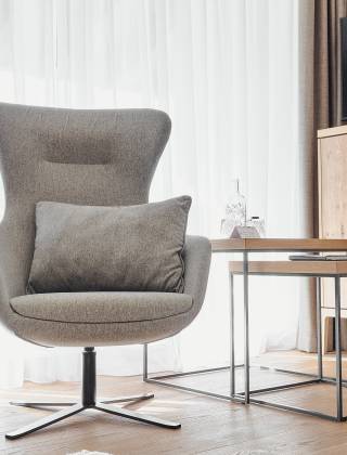 Teilansicht vom Zimmer in der HOCHKÖNIGIN mit Design Relax Chair