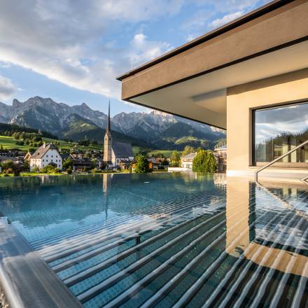 Infiity Whirlpool Wellnesshotel Maria Alm