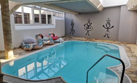 Kinder Indoor Pool mit Badematten 