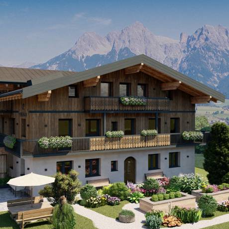 Ansicht Süd Biohof Maria Alm