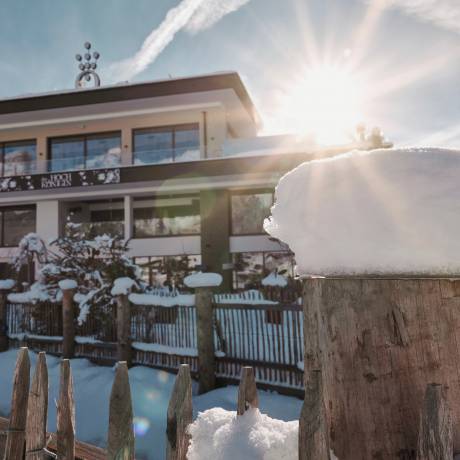 Aussenansicht von der HOCHKÖNIGIN im Salzburger Land im Winter