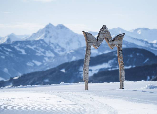 Torbogen im Winter Hochkönig Österreich 