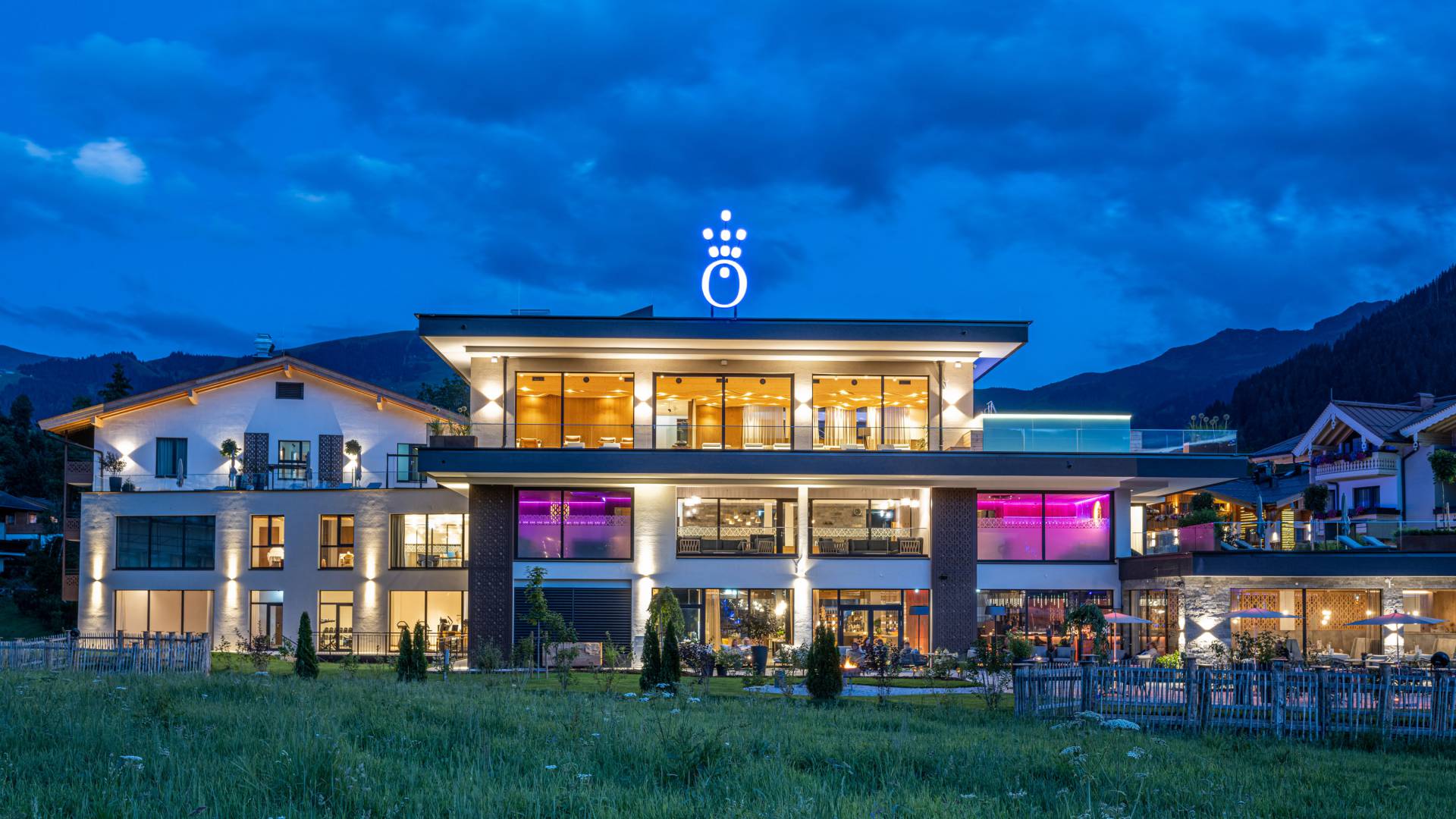 Hotelresort die Hochkönigin Außenbeleuchtung