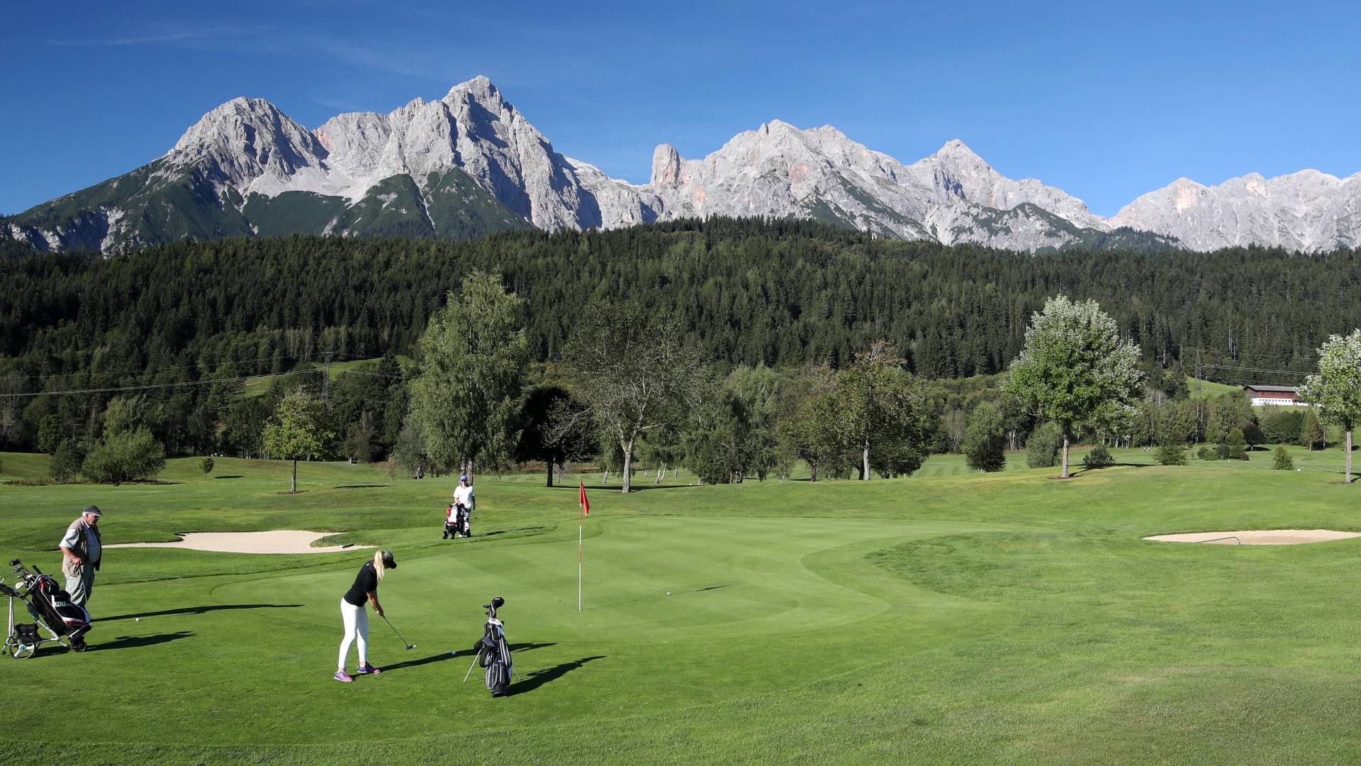 Golfplatz am Hochkönig in Österreich
