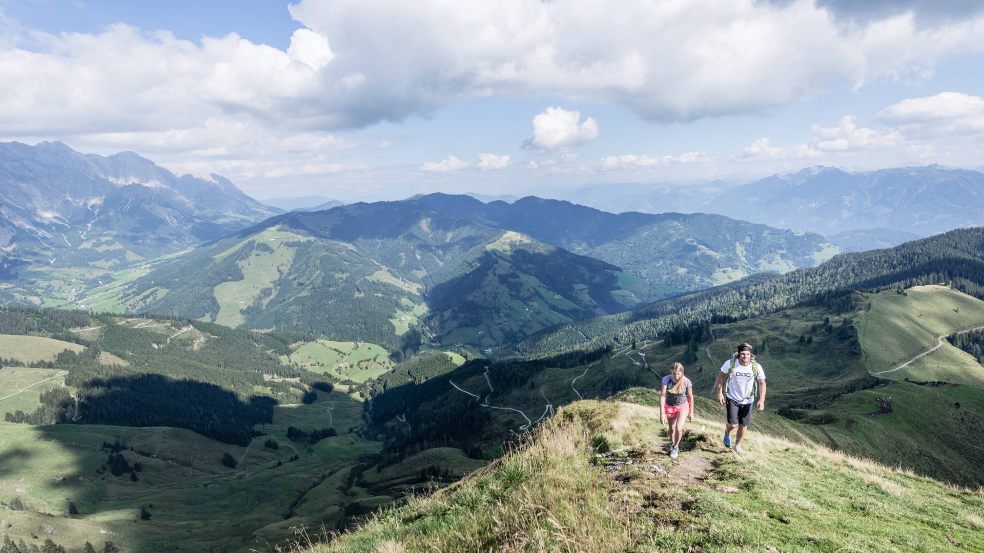 Wanderurlaub im Pinzgau - Berglandschaft Hochkönig im Sommer