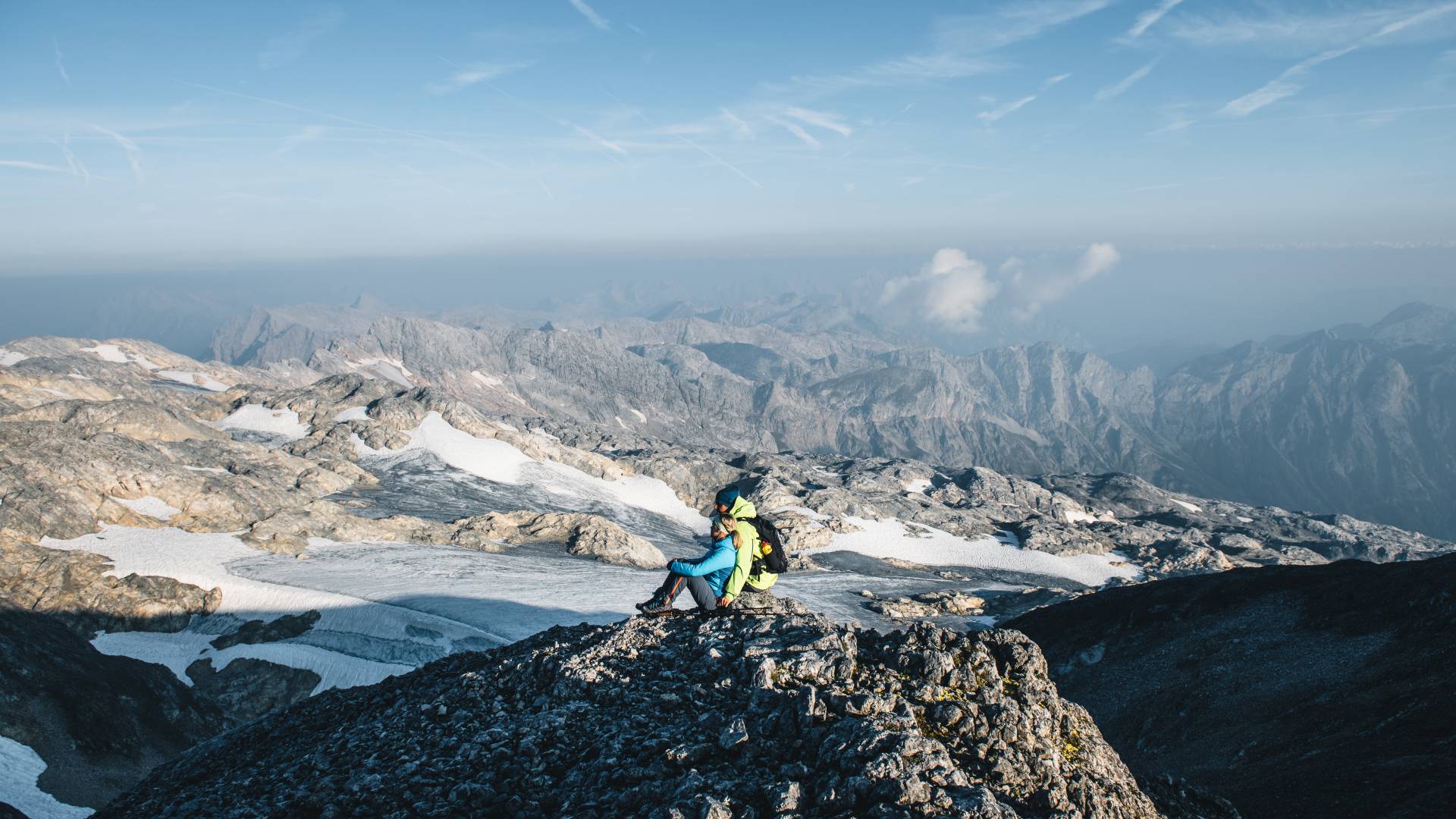 Panorama-Aussicht Hochkönig von oben