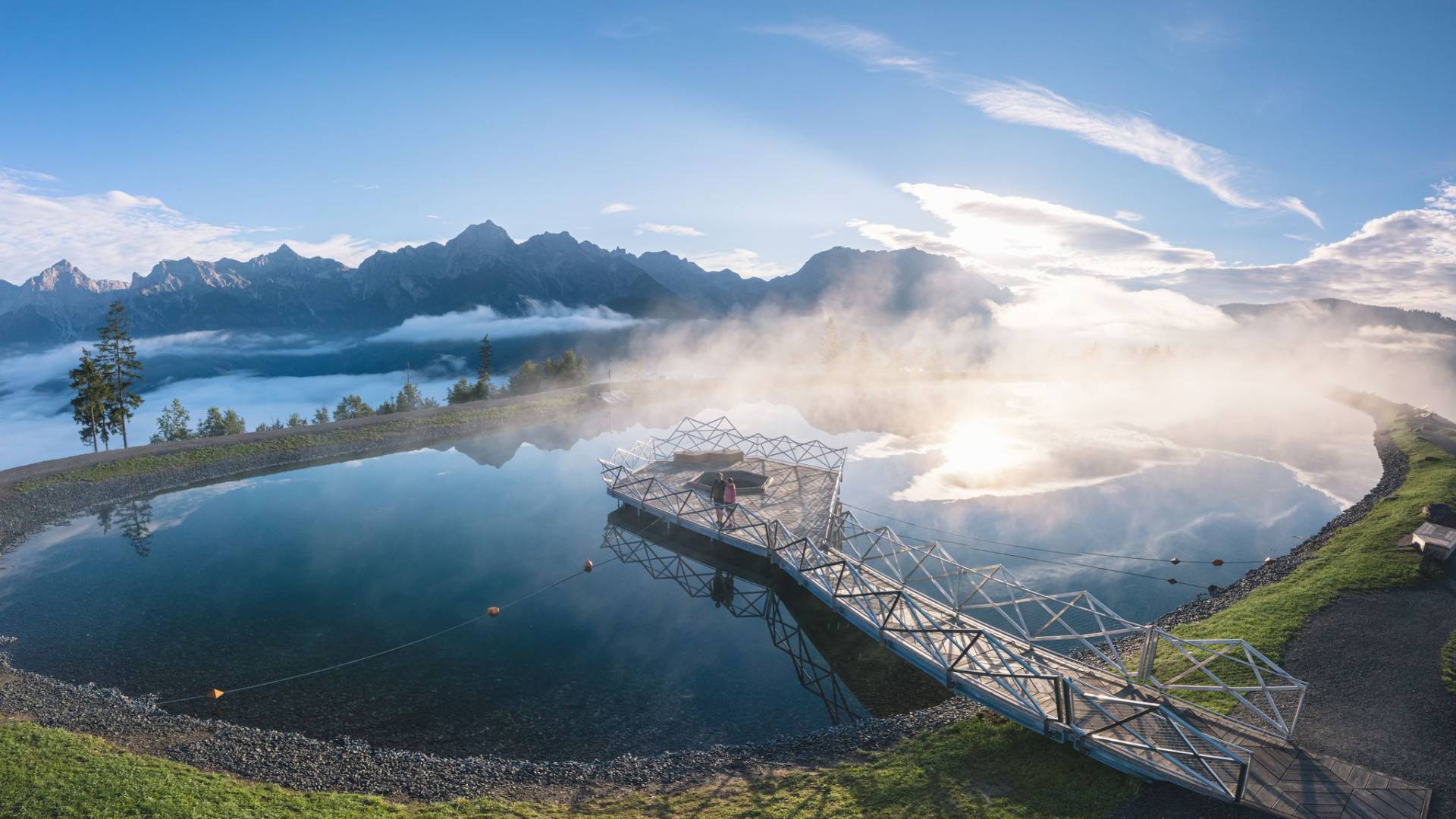 Prinzensee Natrun Maria Alm Schwimmteich Hochkönig Hochkönigin