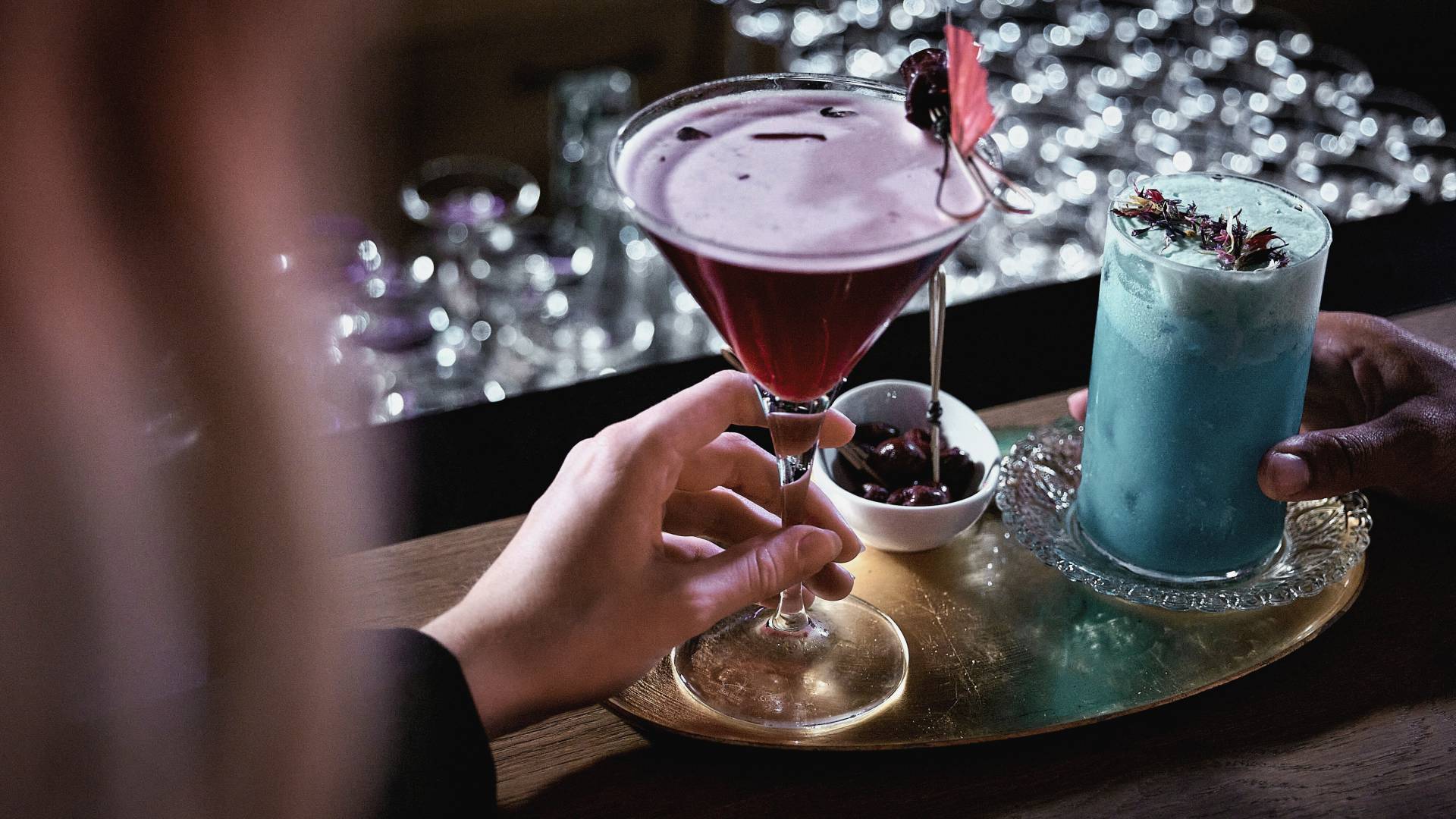 Cocktails an der HIGH QUEEN BAR in der HOCHKÖNIGIN